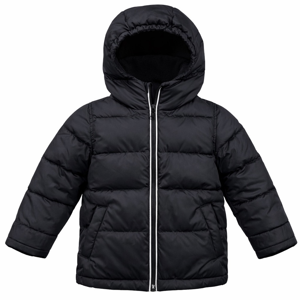 J.Crew Primaloft Boys Puffer Jacket XS Navy Hooded Ski Snow Winter Outdoor